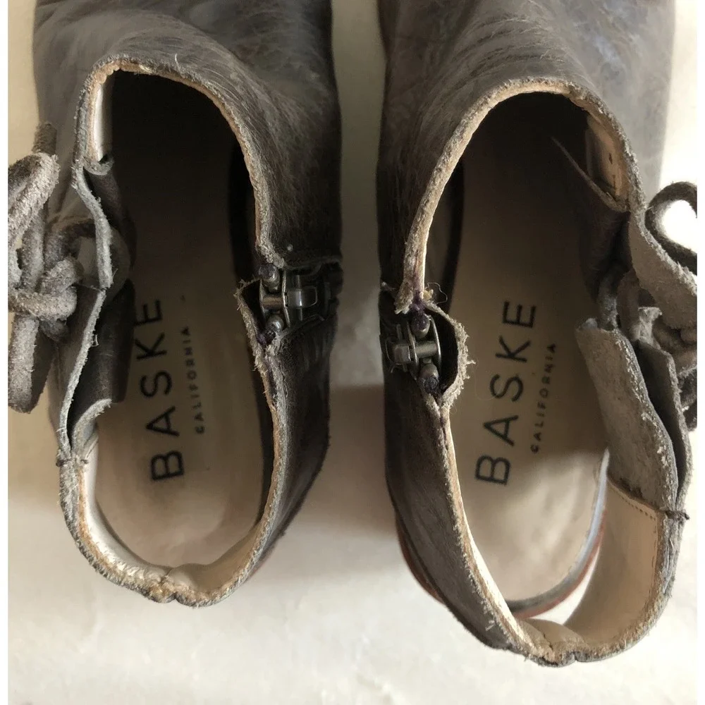 Free People x Baske California Ariel Leather Booties Boho Women's 9
